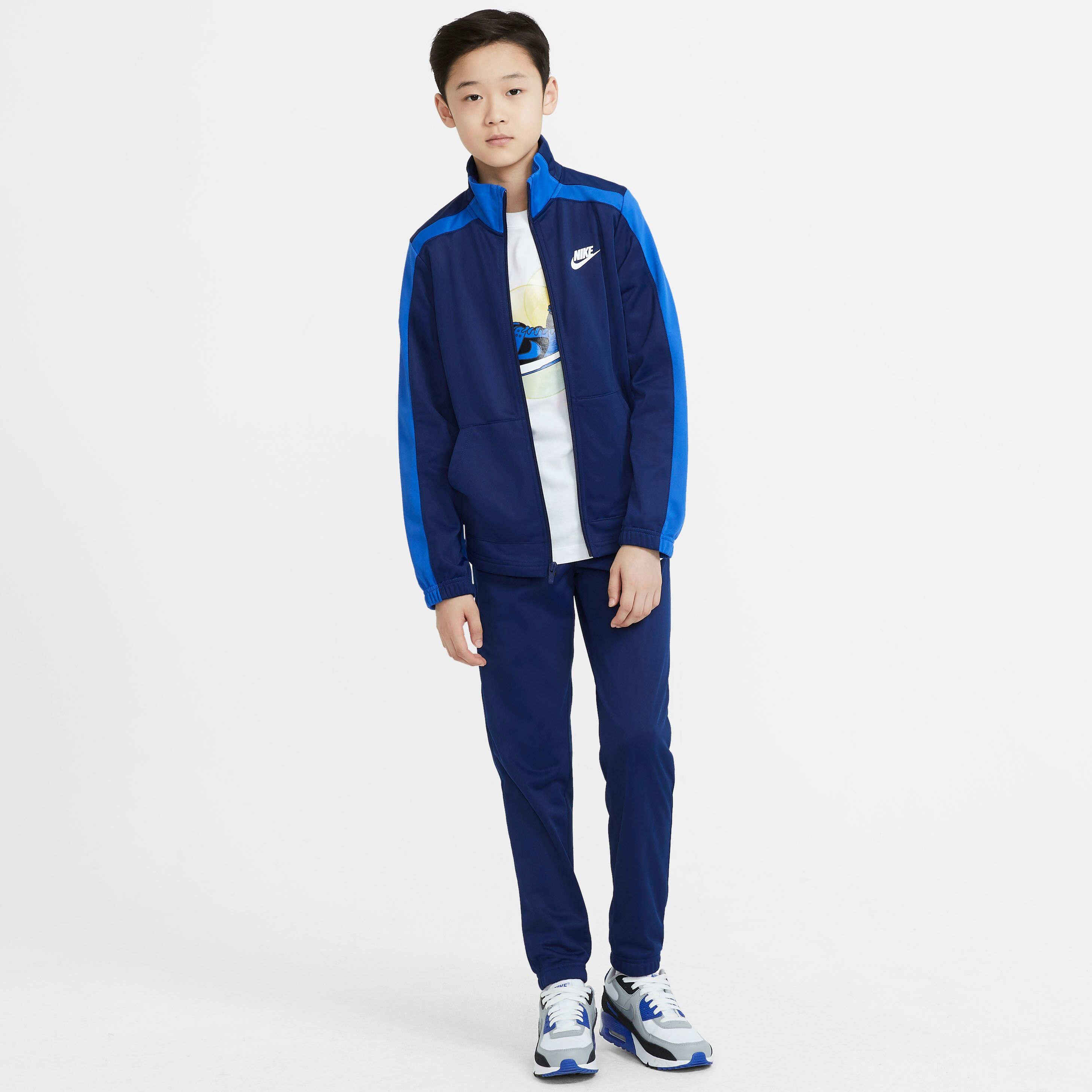 Nike Sportswear Trainingsanzug, (Set, 2 tlg.) blau  L (152/158) M (140/146) S (128/134) XL (164/170) XS (116/122)