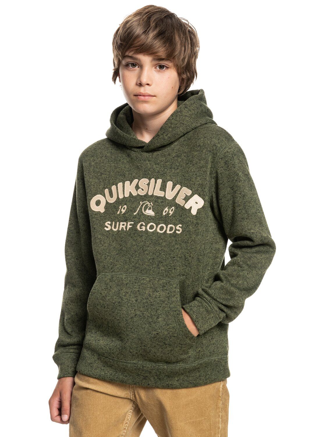 Quiksilver Hoodie »Keller« grün  10(140-148cm) 12(148-156cm) 14(155-164cm) 16(165-172cm) 8(125-130cm)