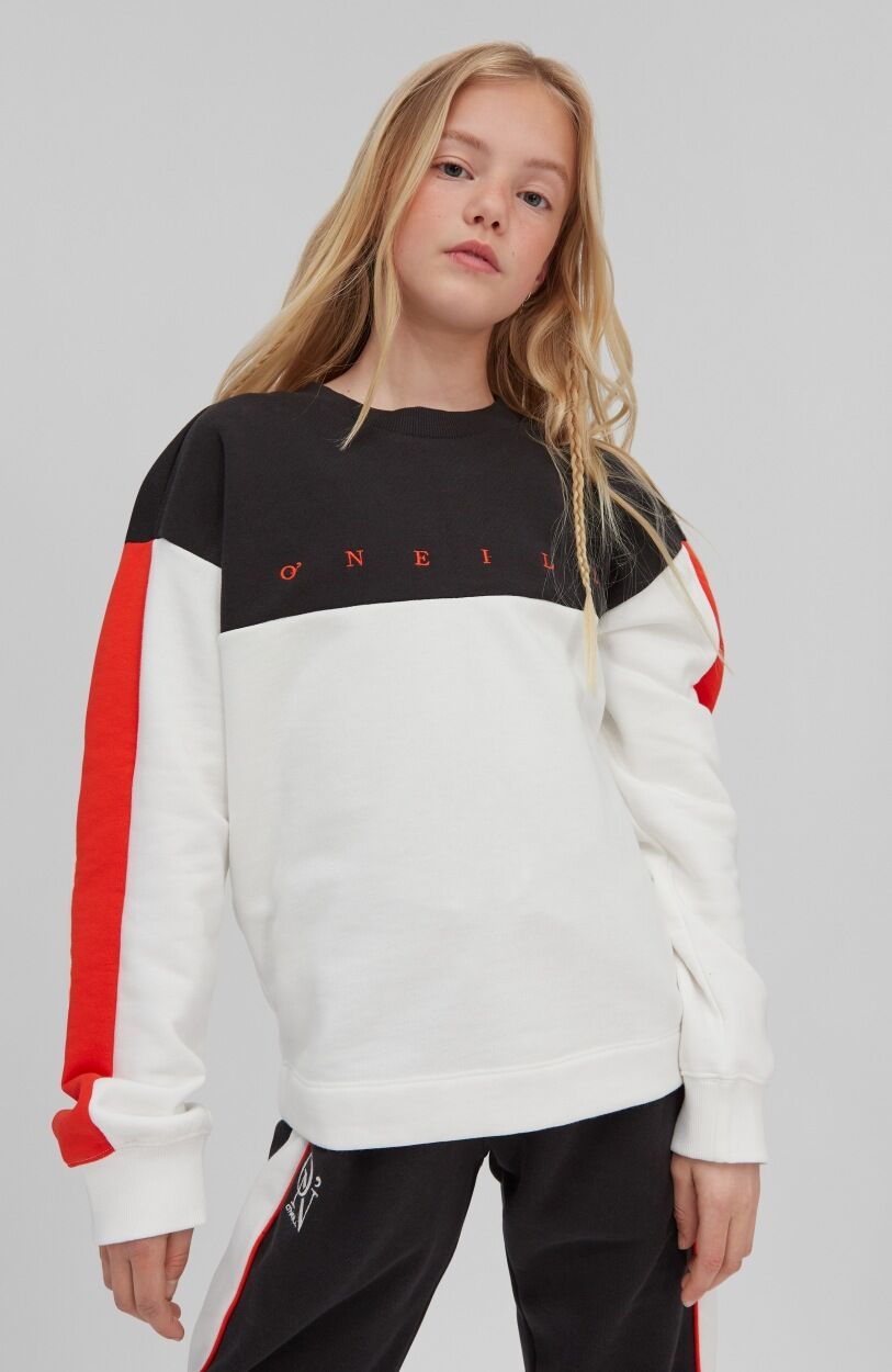 O'Neill Sweatshirt »Colorblock Crew Sweatshirt« weiss  104 116 128 140 152 164 176