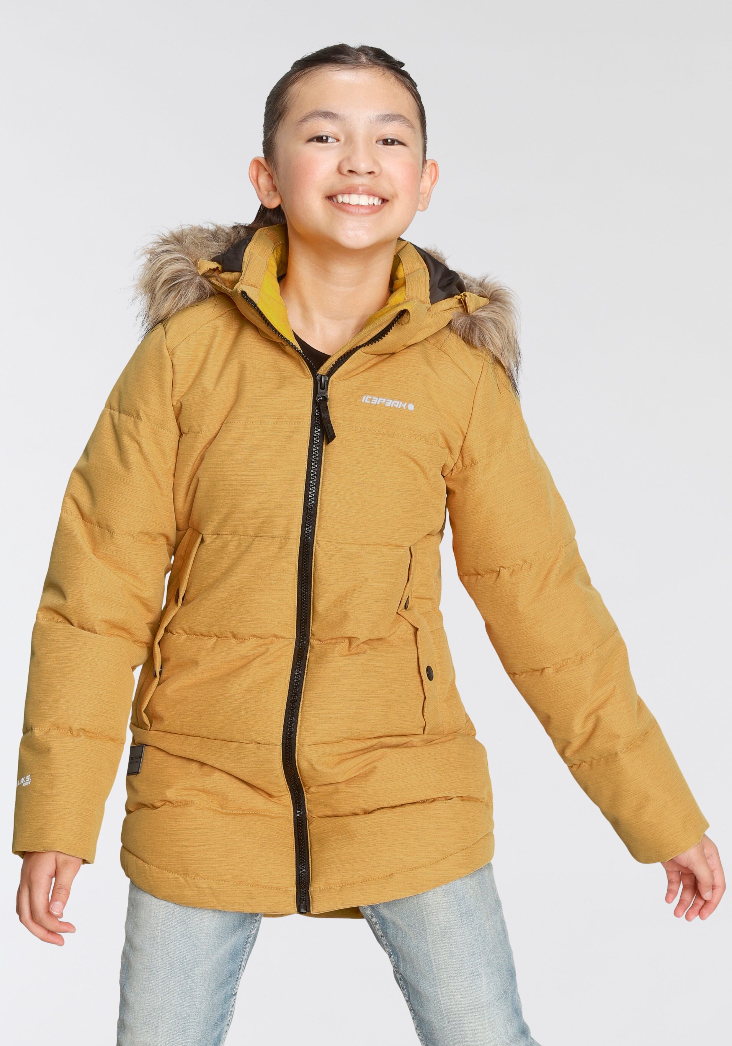 Icepeak Steppjacke »KEMAH« gelb  128 140 152 164 176