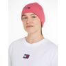 Tommy Jeans Strickmütze »TJW ELONGATED FLAG BEANIE« Pink Alert