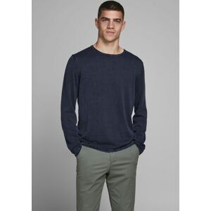 Jack & Jones Rundhalspullover »LEO« navy  M (50)