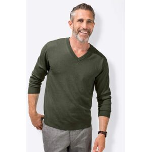 Marco Donati V-Ausschnitt-Pullover »V-Pullover« khaki  52