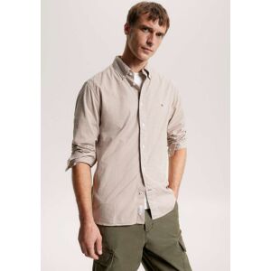 Tommy Hilfiger Langarmhemd »NAT. SOFT FLEX GINGHAM RF SHIRT« desert khaki/ optic white  XXL