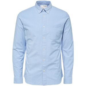 SELECTED HOMME Langarmhemd »SLHREGRICK-OX FLEX S« hellblau  S (44/46)