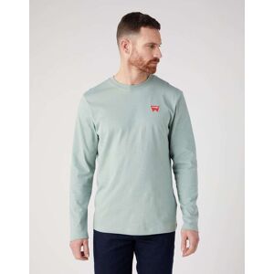 Wrangler Strickpullover »Pullover LS Sign Off Tee« Grün  XL