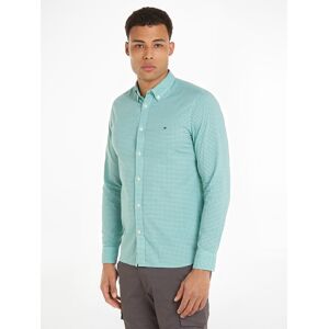 Tommy Hilfiger Karohemd »FLEX TEXTURED GINGHAM SF SHIRT« Green/White  L