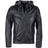 Maze Lederjacke »Lederjacke«, mit Kapuze black  XXXL