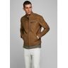 Jack & Jones Bikerjacke »ROCKY JACKET«, ohne Kapuze cognac  M (48)