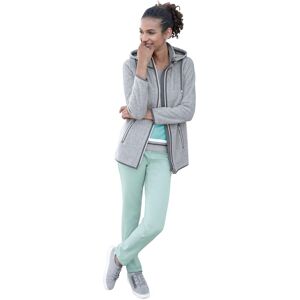 Casual Looks Fleecejacke grau-meliert  42