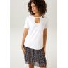 Aniston CASUAL T-Shirt weiss  44