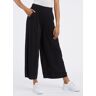 Ragwear Culotte »LOGGAN«, modische Hose mit weiter Beinform BLACK  S (36)