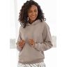 LASCANA Kapuzensweatshirt »-Hoodie-Sweatshirt mit Kapuze« taupe  36/38