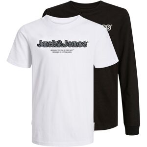 Jack & Jones Junior T-Shirt »JORLAKEWOOD BRANDING TEE« black + bright  140