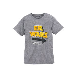 KIDSWORLD T-Shirt »ER WARS« grau-meliert  152/158
