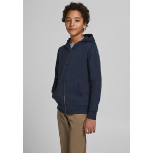 Jack & Jones Junior Kapuzensweatjacke »JJEBASIC SWEAT ZIP HOOD NOOS JNR« marine  128/134