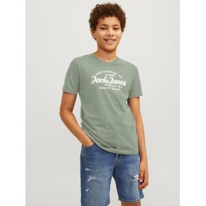 Jack & Jones Junior Kurzarmshirt »JJFOREST TEE SS CREW NECK JNR« desert sage  140