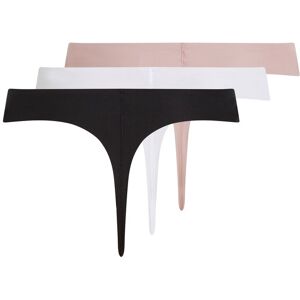 Calvin Klein Underwear Tanga »3 PACK THONG (MID-RISE)«, (Packung, 3 St.,... black/white/subdued  XXXL (48)