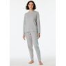 Schiesser Pyjama »"Casual Nightwear"«, (2 tlg.) dunkelgrau-mel.  48 (4XL)