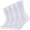 Camano Socken, (Packung, 4 Paar), Mit verstärktem Fersen- und Zehenbereich weiss  35 (38)