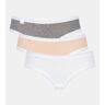 sloggi Panty »24/7 Weekend Hipster C3P«, (Packung, 3 St.) weiss, grau, rosé  44