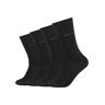 Camano Socken, (Packung, 4 Paar), Mit verstärktem Fersen- und Zehenbereich schwarz  39 (42)