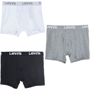 Levi's® Kids Boxershorts »BOXER BRIEF«, (Packung, 3 St.) schwarz, grau-meliert, weiss  M (140/152)