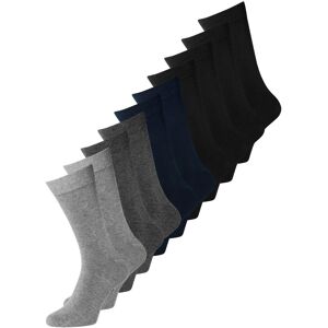 Jack & Jones Basicsocken »JACJENS SOCK 10 PACK NOOS«, (Packung, 10 Paar) Dark Grey Melange