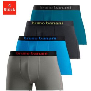 Bruno Banani Boxer, (Packung, 4 St.) grau, türkis, schwarz, petrol  M