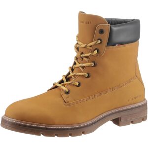 Tommy Hilfiger Schnürboots »HILFIGER PADDED NUBUCK BOOT« camelfarben  46