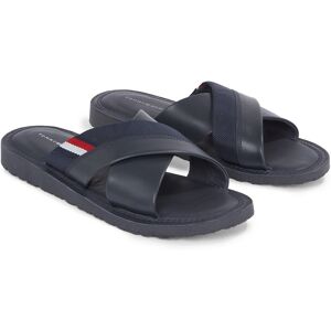 Tommy Hilfiger Pantolette »CORE HILFIGER LTH CRISS C SANDAL« dunkelblau  41