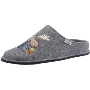 Tofee Pantoffel hellgrau-meliert  39