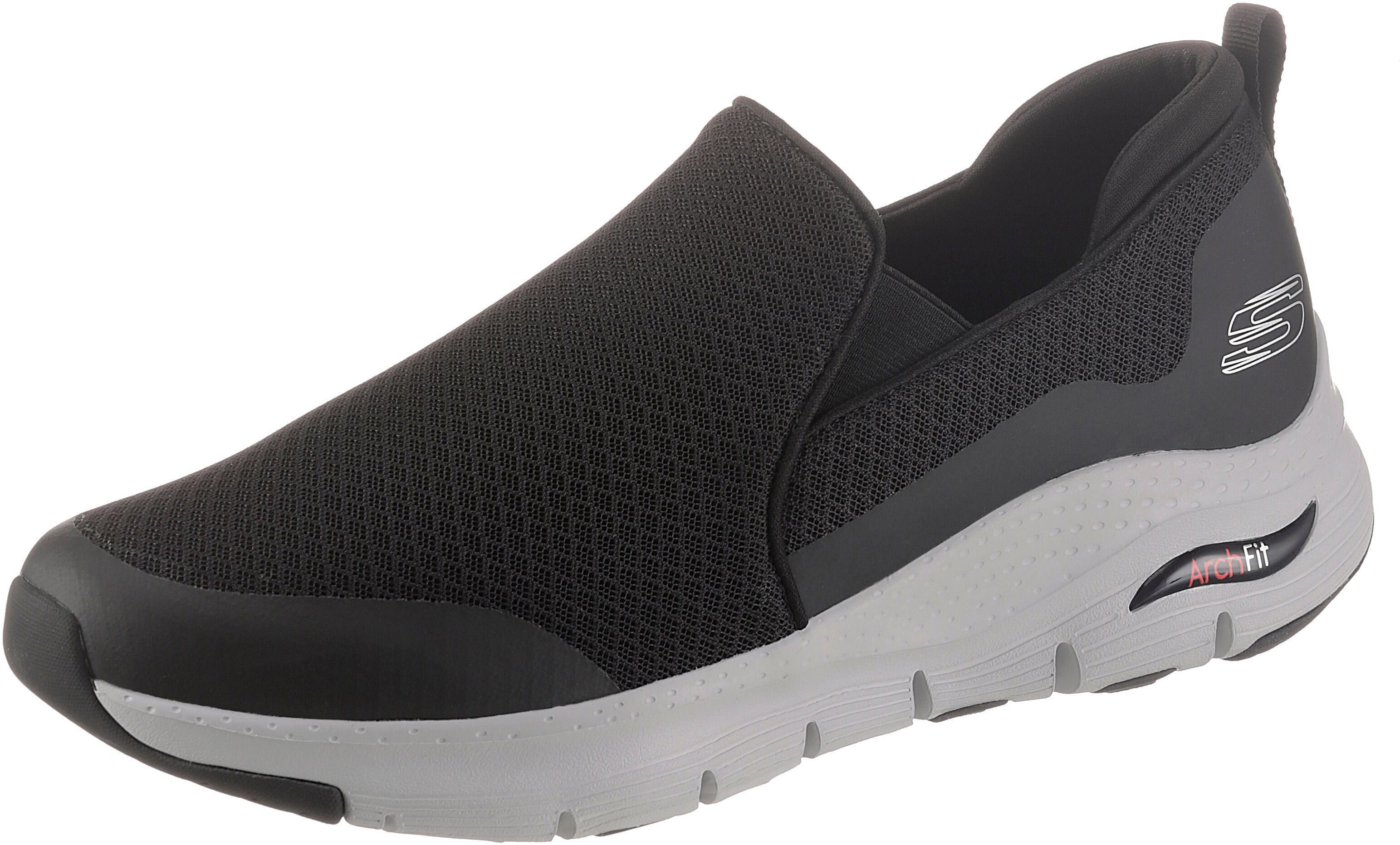 Skechers Slip-On Sneaker »ARCH FIT BANLIN«, mit Arch Fit-Ausstattung schwarz  39 40 41 42 43 44 45 46 47,5 48,5