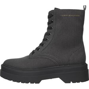 Tommy Hilfiger Schnürboots »FEMININE ESSENTIAL CANVAS BOOT« schwarz  37