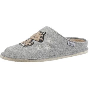 Tofee Pantoffel grau meliert  41