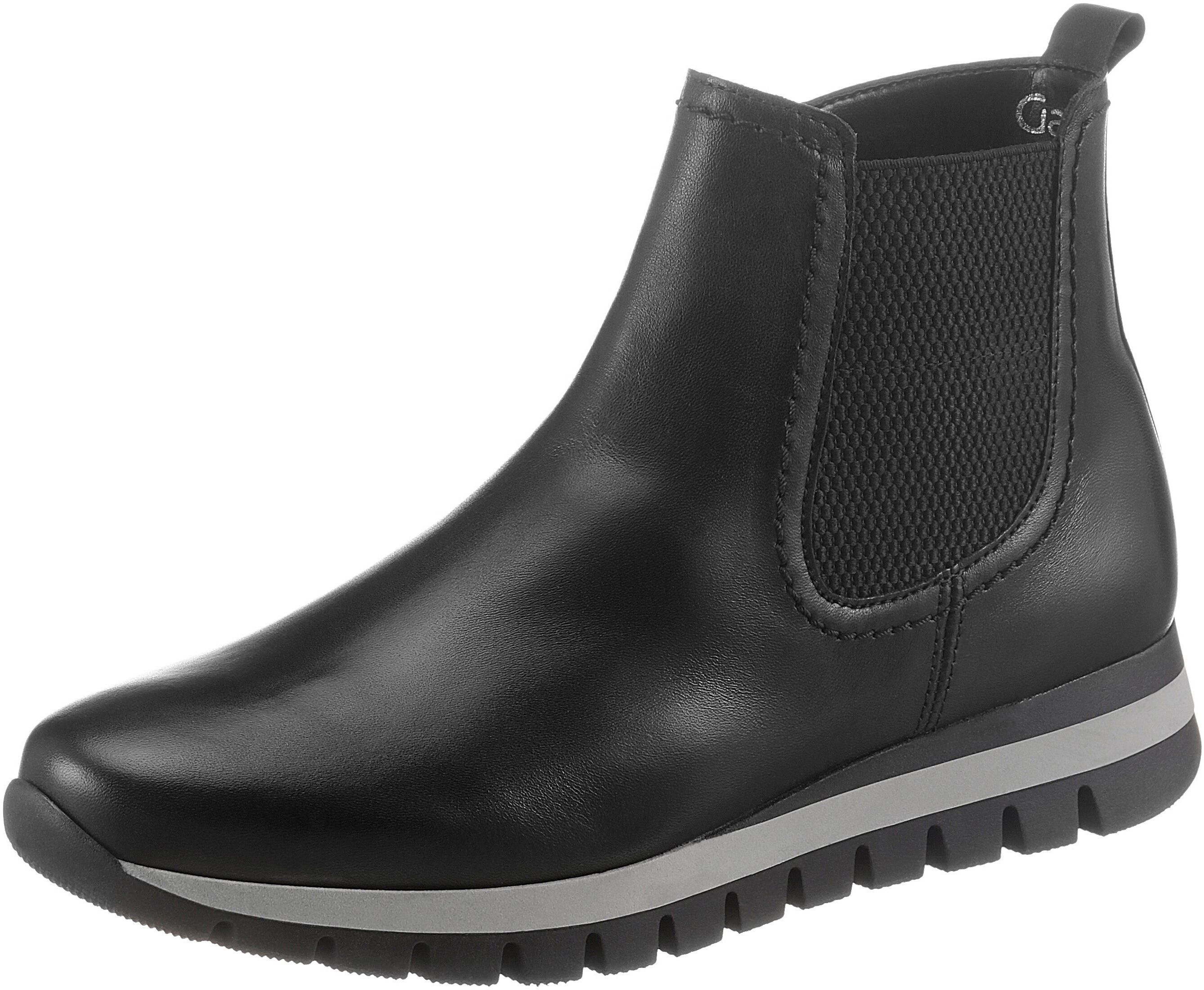 Gabor Chelseaboots »TURIN«, in Weite G schwarz  35 36 37 38,5 38 39 40 41 42 43 44