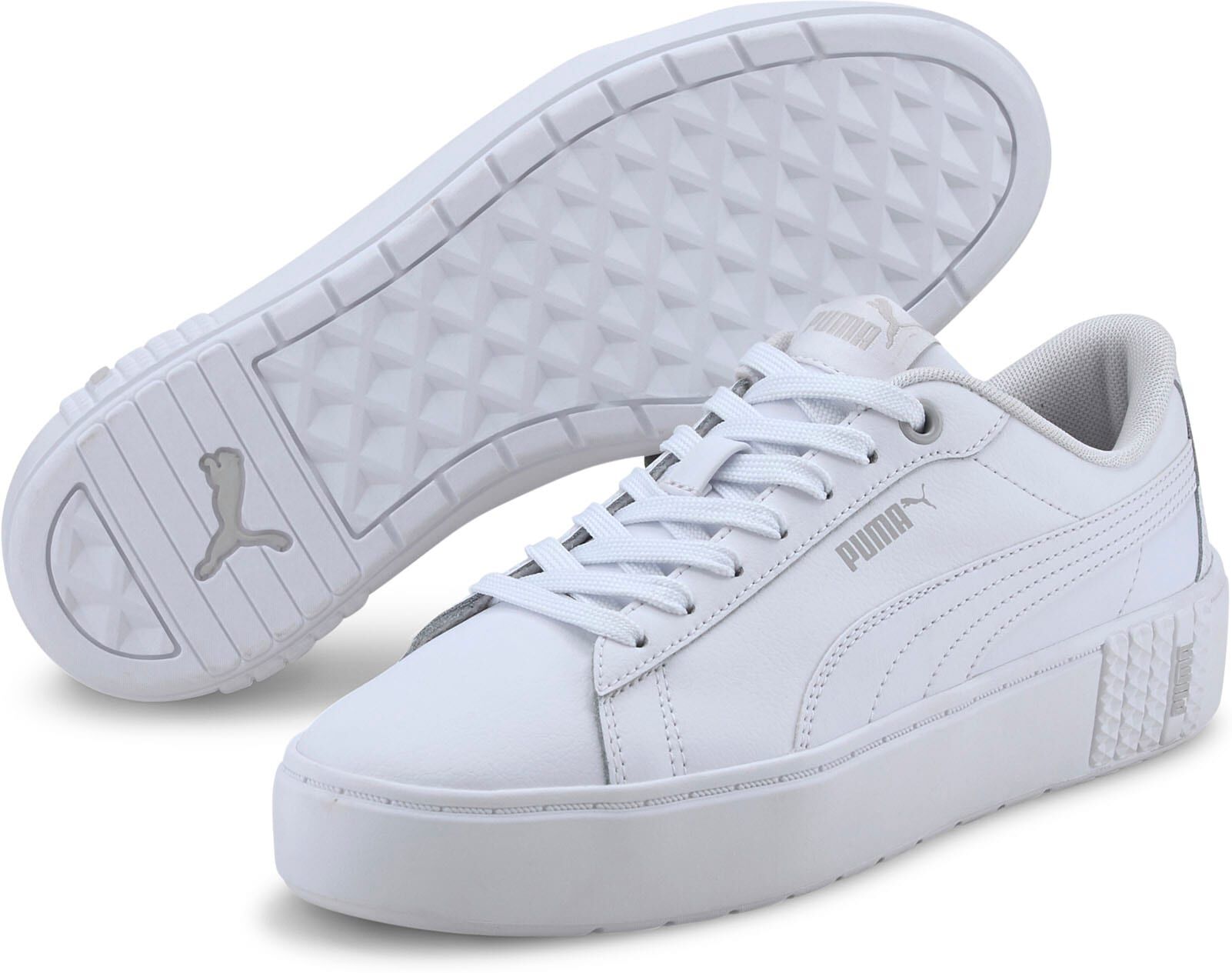 Puma Plateausneaker »PUMA Smash Platform v2 L« weiss  36 37 37,5 38 38,5 39 40,5 40 41 42 42,5