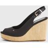 Tommy Hilfiger Keilsandalette »ICONIC ELENA SLING BACK WEDGE« schwarz  35