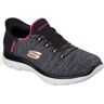 Skechers Slipper »SUMMITS DAZZLING HAZE« schwarz-meliert  40