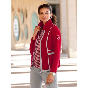 Casual Looks Fleecejacke kirsche  50