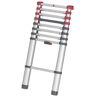 Hailo Anlegeleiter »T80 Flexline 260 9 Stufen« silberfarben/rot/schwarz  B/H: 46 cm x 94 cm