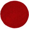 Paco Home Hochflor-Teppich »Sky 250«, rund rot  Ø 160 cm