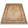 morgenland Teppich »Kaschmir Seide Teppich handgeknüpft beige«, rechteckig Beige  B/L: 124 cm x 184 cm