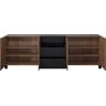 INOSIGN Sideboard »Kriens« Eiche Kraft Tabak/Schwarz Matt Melamin