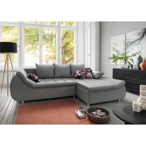 INOSIGN Ecksofa »Imola« grau