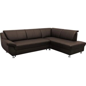 DOMO collection Ecksofa »Pilar« schlamm