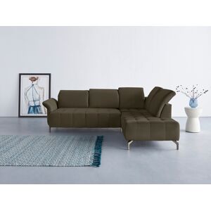 INOSIGN Ecksofa »Fresh« olive