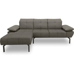 DOMO collection Ecksofa »100010« silberfarben