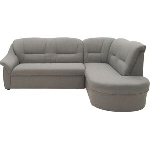 DOMO collection Ecksofa »Faenza« hellgrau