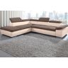 sit&more Ecksofa Valantine V, wahlweise mit Bettfunktion creme/braun